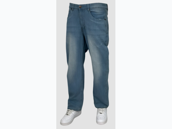 Men's Relaxed Fit Denim Jeans Light Wash