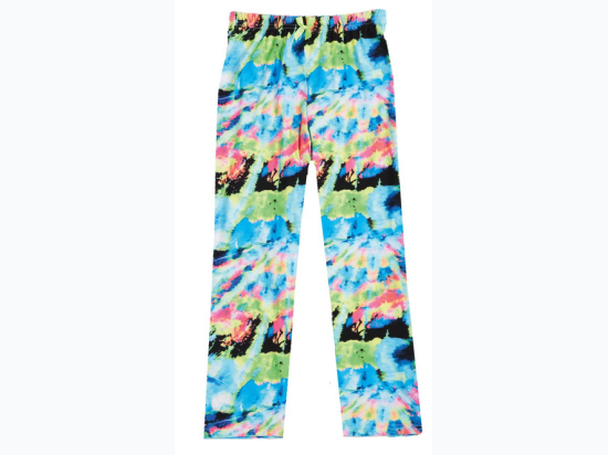 Girl's Polysuede Lounge Pants - Watercolor