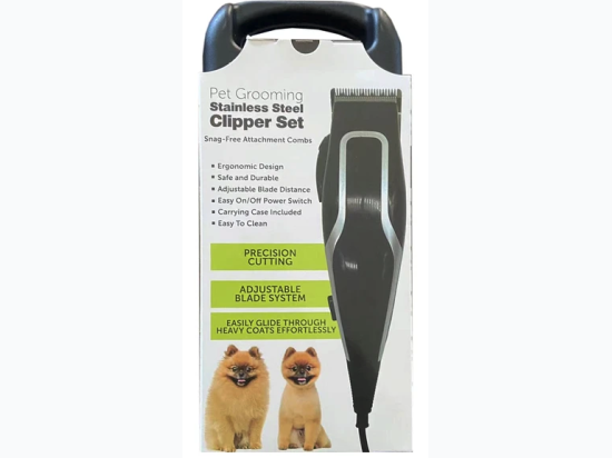 Pet Grooming Stainless Steel Clipper Set