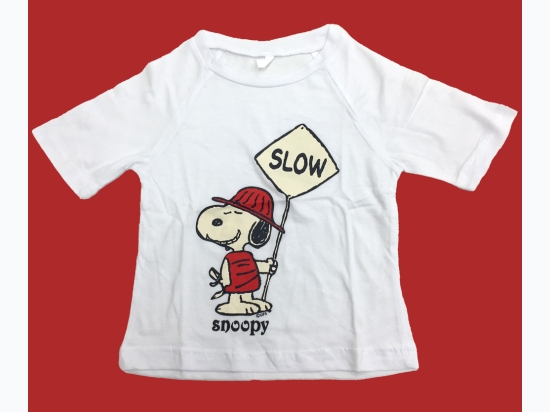 Toddler Size 2 Graphic T-Shirt - Snoopy - in White