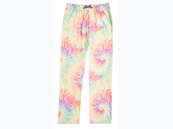 Girl's Polysuede Lounge Pants - Tie-Dye