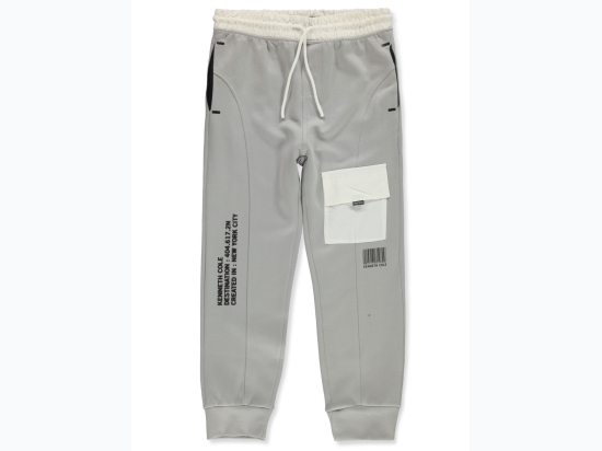 Boy's Kenneth Cole Nano Tech Joggers in Light Grey