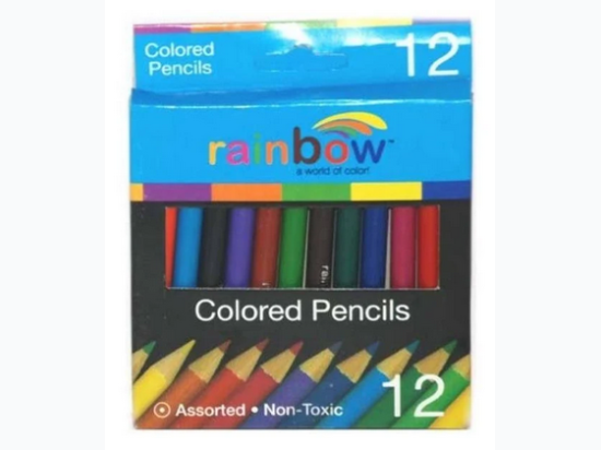 Mini Colored Pencils - 12 Count