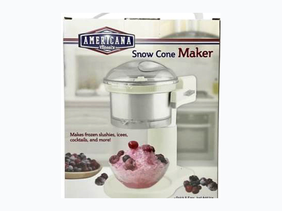 Americana Classics Snow Cone Maker in Pearl White