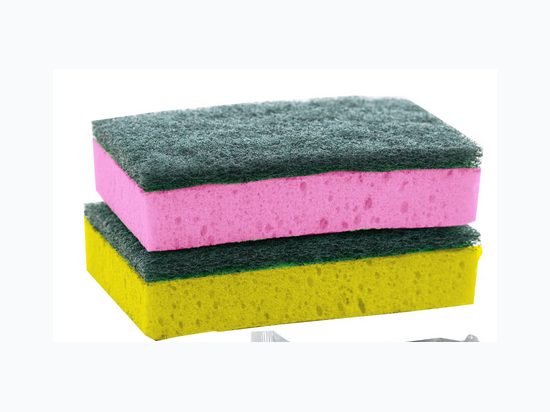 Sponge Cellulose/Scrubber Multicolor 2Pc