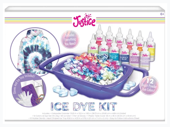 Justice Tie Dye Ice Dye Kit with Collapsible Collander