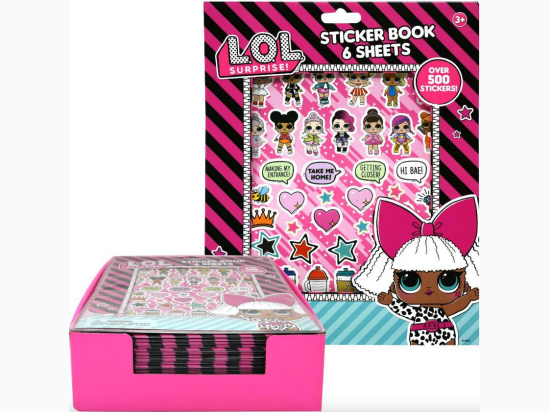 LOL 8x10" 6 Sheets Sticker Book