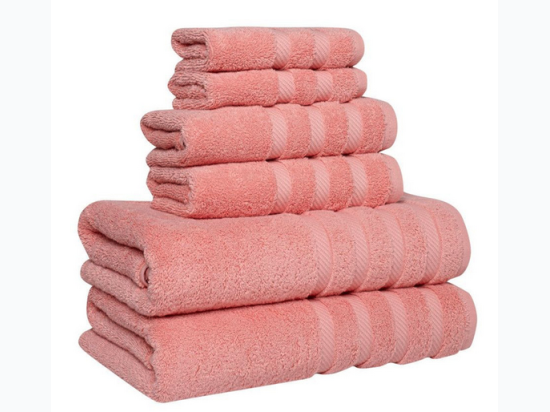 Elysium 6-Piece Turkish Towel Set - Coral