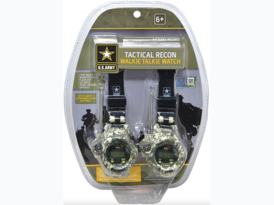 Official USA Army Brand 2pk Walkie Talkie Watch