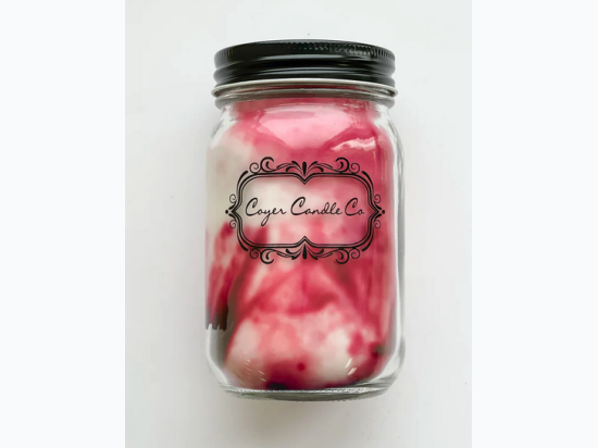 16 oz. Mason Jar Candle - Cranberry Spice