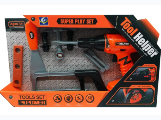 Pretend Power Tools and Accessories Playset - Styles Vary