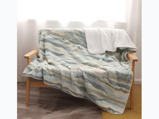 Regal Comfort® Plush Throw - Ocean Mist