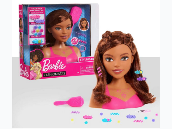 Just Play Barbie Styling Head - Latina