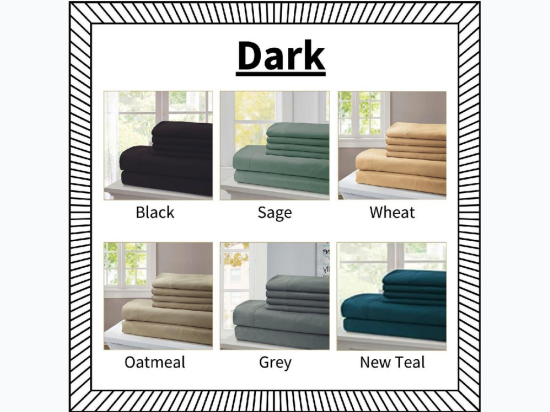 Virah Bella®2400 Series - Dark Assortment - Queen Size