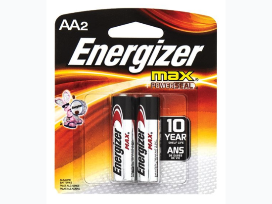 Energizer Alkaline AA Batteries - 2 Pack