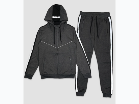 Men's Reflective Tape Tech Fleece Set - 5 Color Options