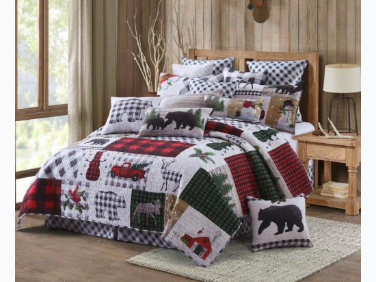 Country Lodge Patchwork - Queen Size