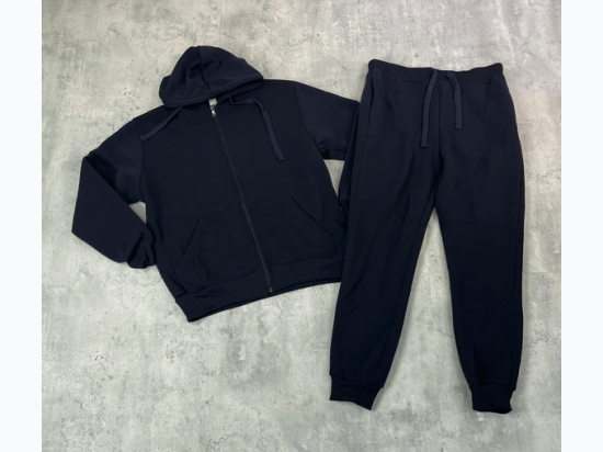 Boy's Size 8 - 20 Zipdown Hoodie Jogger Set - 2 Color Options