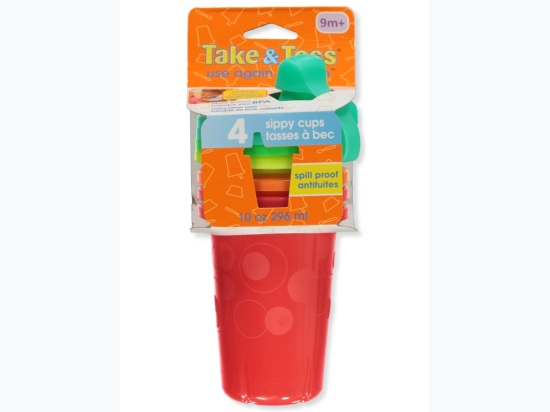 Take & Toss Sippy Cups - 4pk