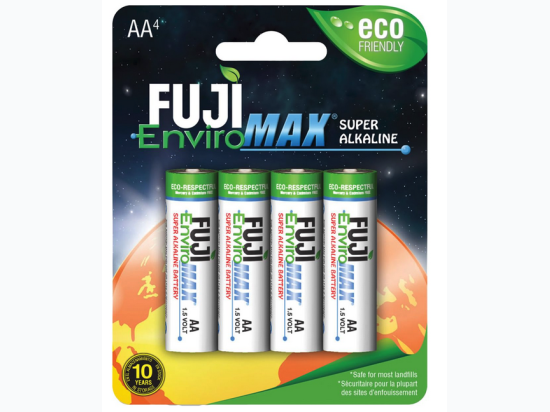 4-Pack Fuji Super Alkaline Batteries - Size AA