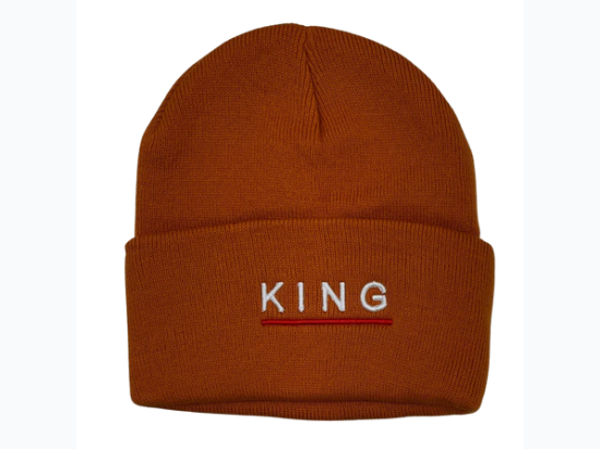 Men's King Beanie Hat - 4 Color Options