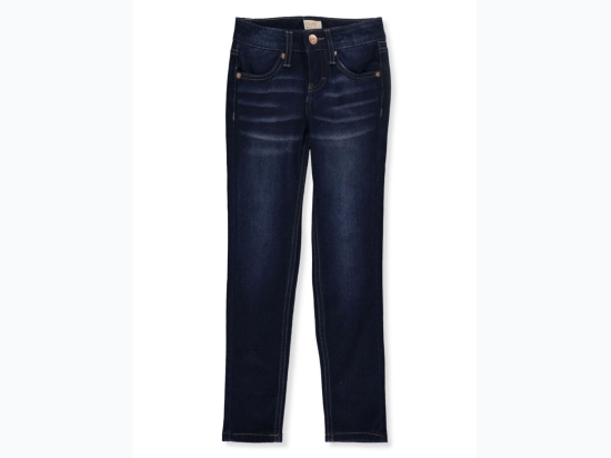 Girl's Cookie's Skinny Jeggings Feel Jeans in Midnight Wash