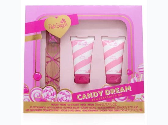 Aquolina Pink Sugar "Candy Dream" Sweet Addiction Perfume Gift Set for Women