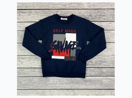 self made savage sweatshirt