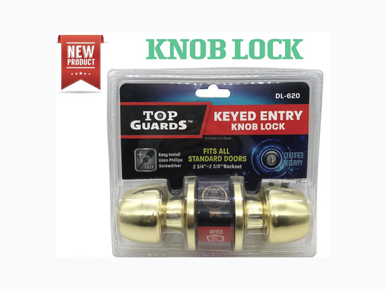 Keyed Entry Lock - Brass