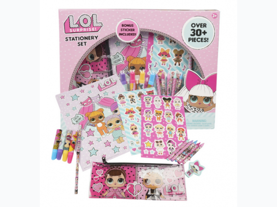 lol surprise large stationery set