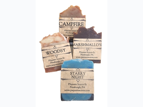 Handmade Milled Shea Butter Cold Process Soap - The Campfire Series