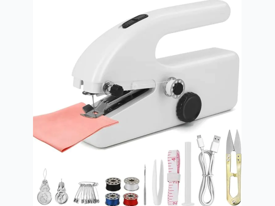 Handheld Mini Sewing Machine – Two Gear for Quick Stitch – Battery or USB Powered