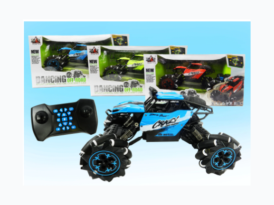 10.5" Dancing Off-Road Car with Stunt Wheels - Colors Vary