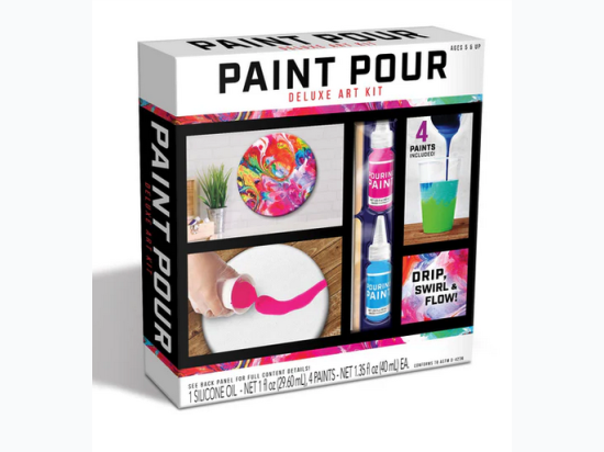 Paint Pour Deluxe Art Kit