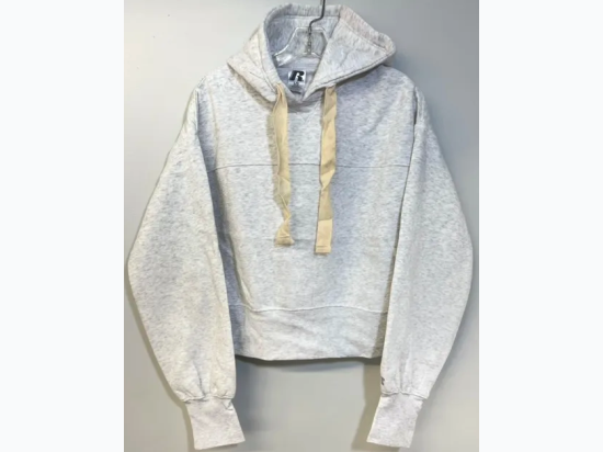 Women’s Cropped Hoodie in Grey