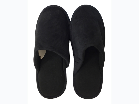 Men's Isotoner Slide House Slipper in Black