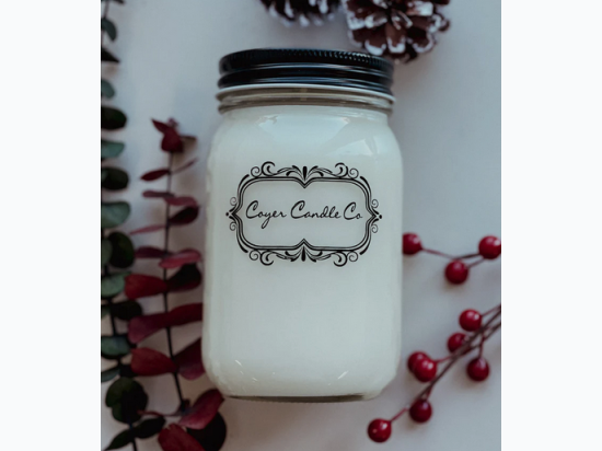 16 oz. Mason Jar Candle - Snowbird