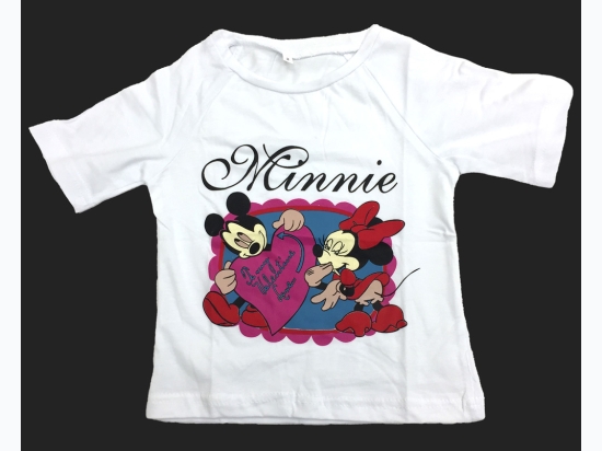 Toddler Size 2 Graphic T-Shirt - Minnie - in White