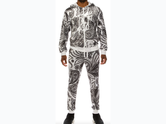 MEN'S BIG PAISLEY VELVET SET