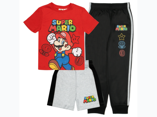 Toddler Boy Nintendo Super Mario 3pc Active Set