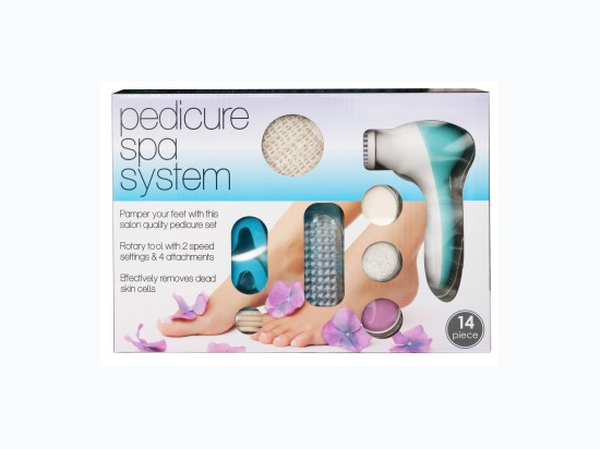 Pedicure Spa System Set with Spin Brush