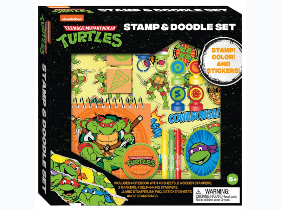 Stamp & Doodle Set - Teenage Mutant Ninja Turtles