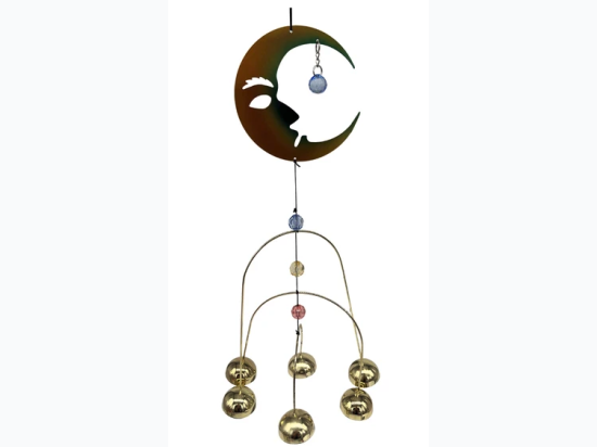 Rain 18" Bells Moon Chime