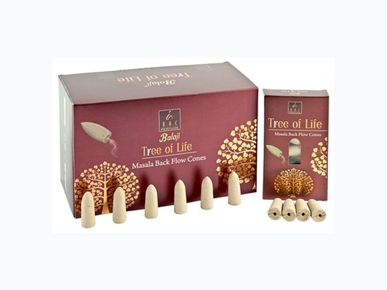 Balaji Tree of Life Backflow Cones - 10ct Box