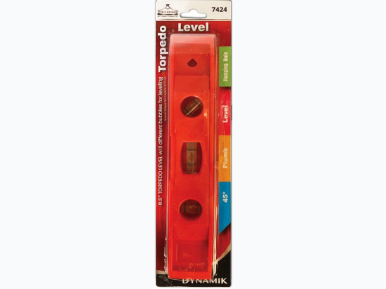 Magnetic Torpedo Level 9" - Colors Vary