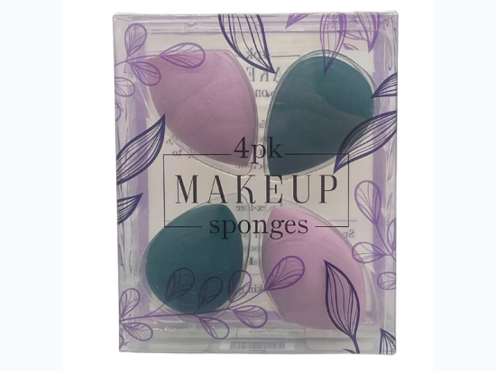 Nord+Bare 4pk Makeup Sponges in Deep Teal & Lilac