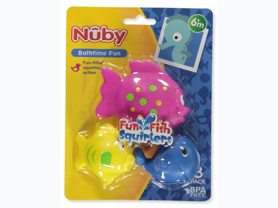 Nuby Baby Fun Fish Bath Squirters