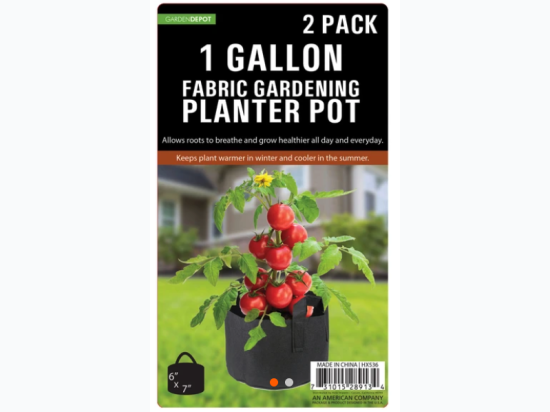 1 Gallon Fabric Gardening Planter Pot - 2 Pack