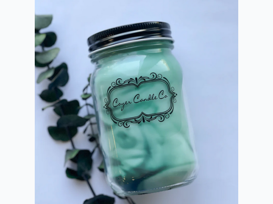 16 oz. Mason Jar Candle - Frosted Forest