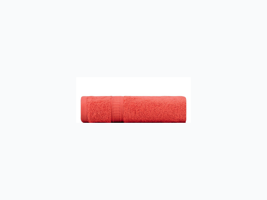 1 - Hand Towel - Luxury Turkish Cotton - 16" x 28" - Coral